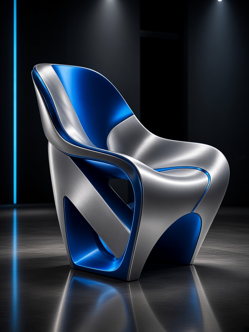 Sculpture / volume organique imprimé en 3D grand format — Nalyo3D